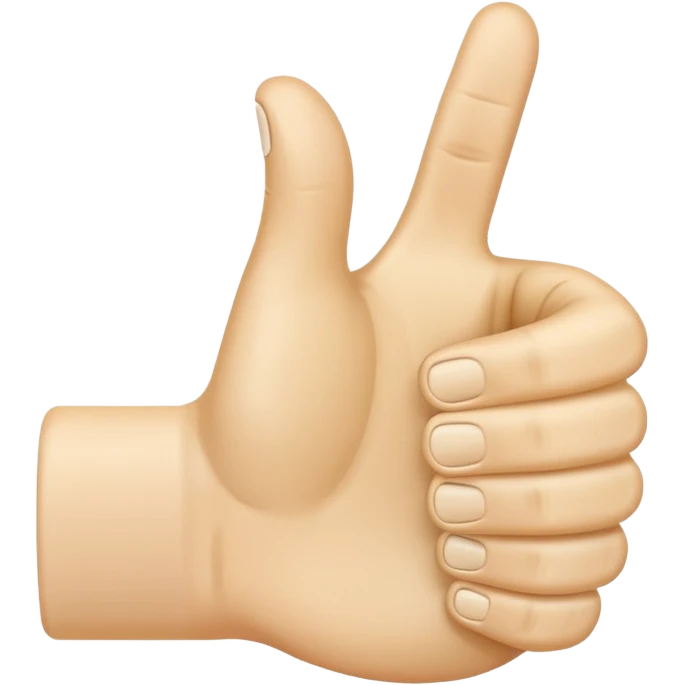 thumbs up emoij extra long thumb emoji