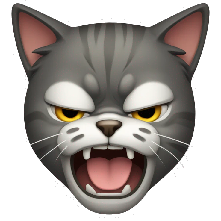 angry cat emoji