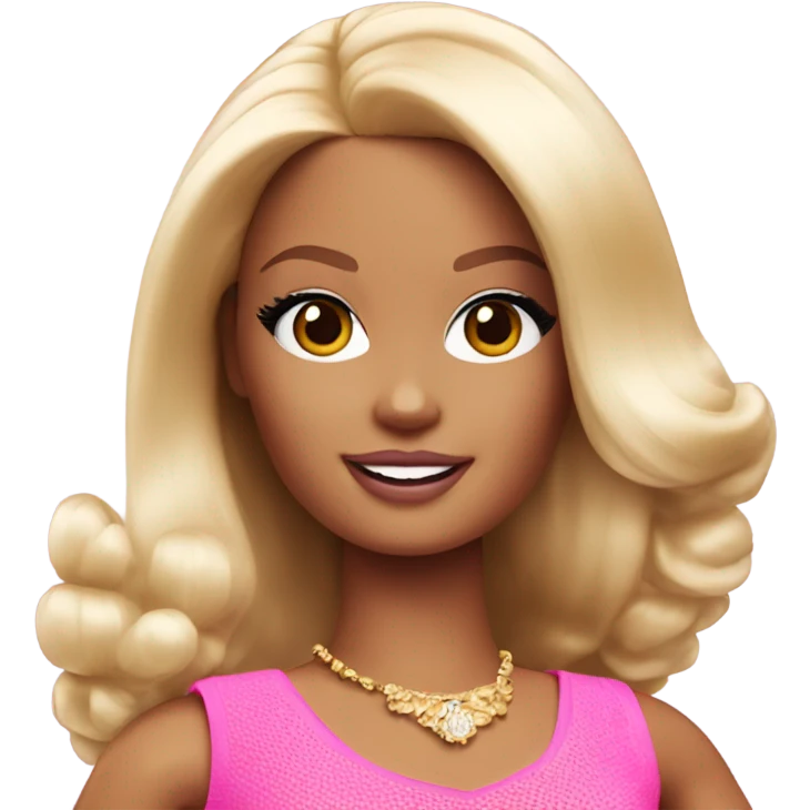 Barbie doll emoji
