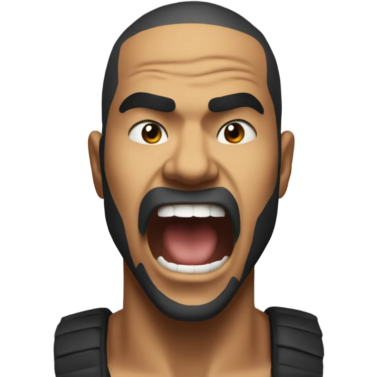 The online streamer “Ninja” with a low taper fade doing a yelling face emoji