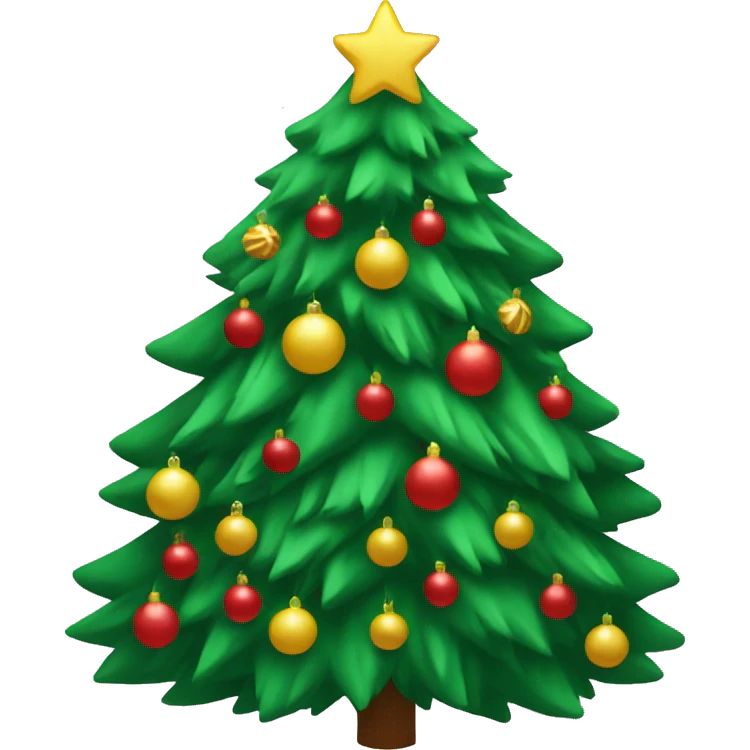 DIY the Christmas tree  emoji