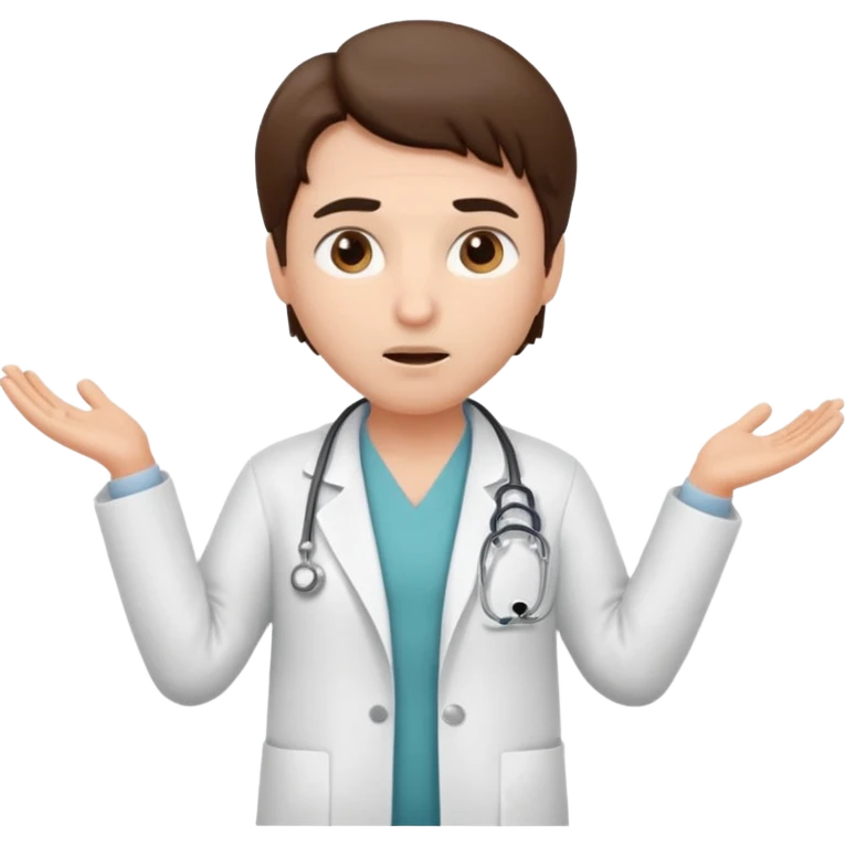 shrugging doctor emoji