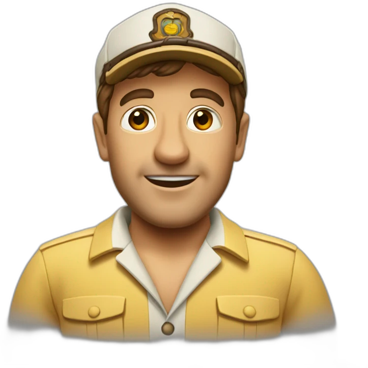 skipper Gilligan's Island emoji