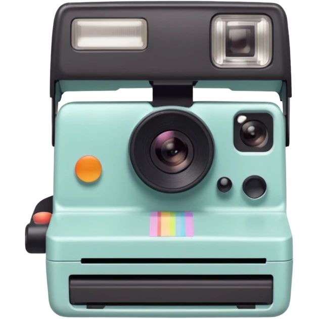 Photos taken with a Polaroid camera have gentle pastel tones. emoji