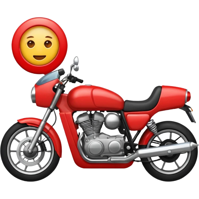 Vreau un emoji cu stop și sa fie împotriva motocicletelor emoji