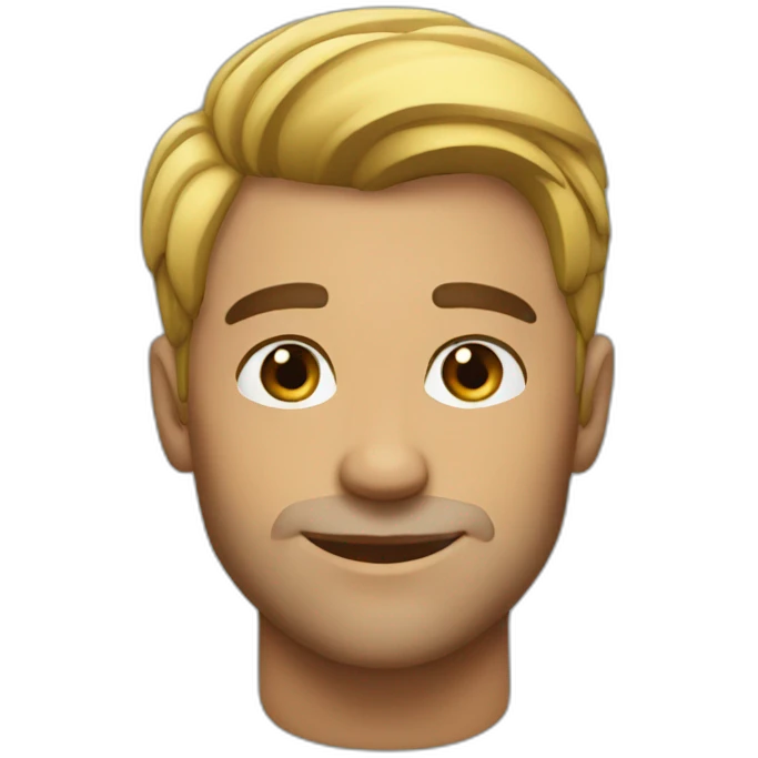 Handsome hunk emoji