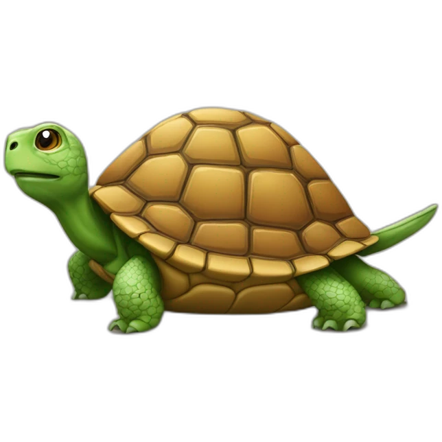 Loutte sur tortue emoji