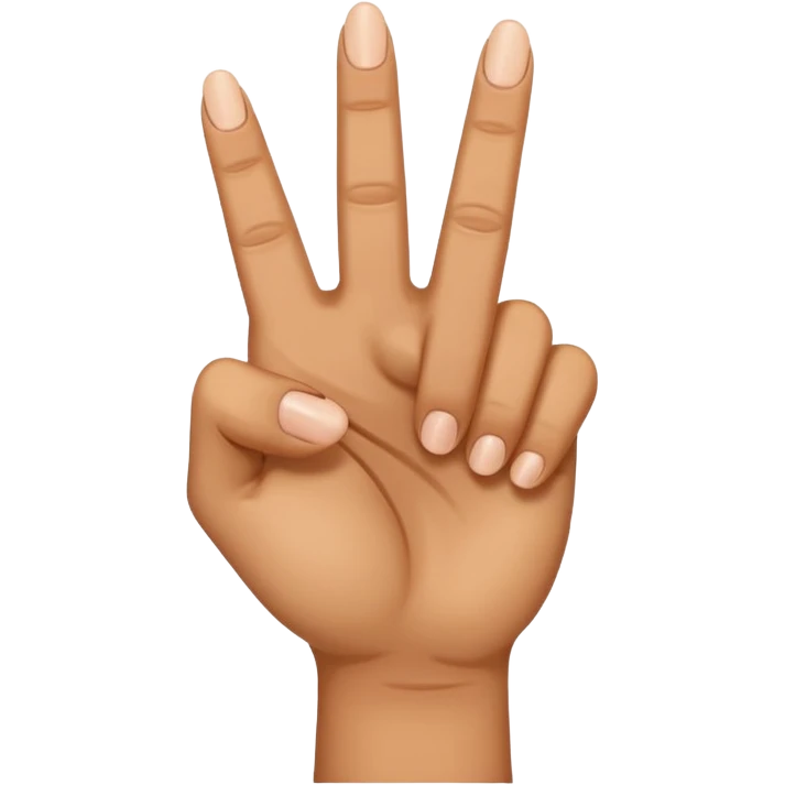 middle finger by side emoji