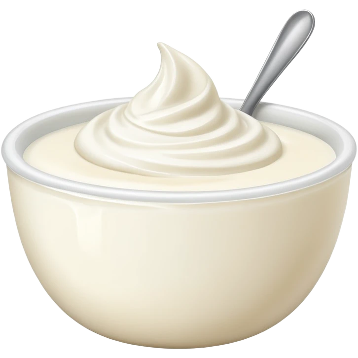 yaourt sans la cuillère emoji