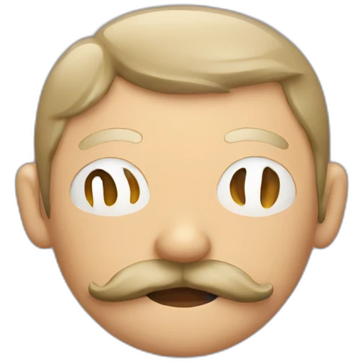 Moustaches emoji