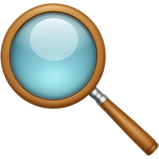 magnifying glass emoji