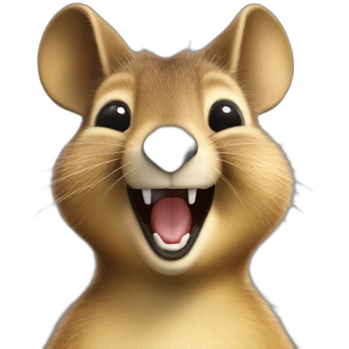 quokka wallaby laughing emoji