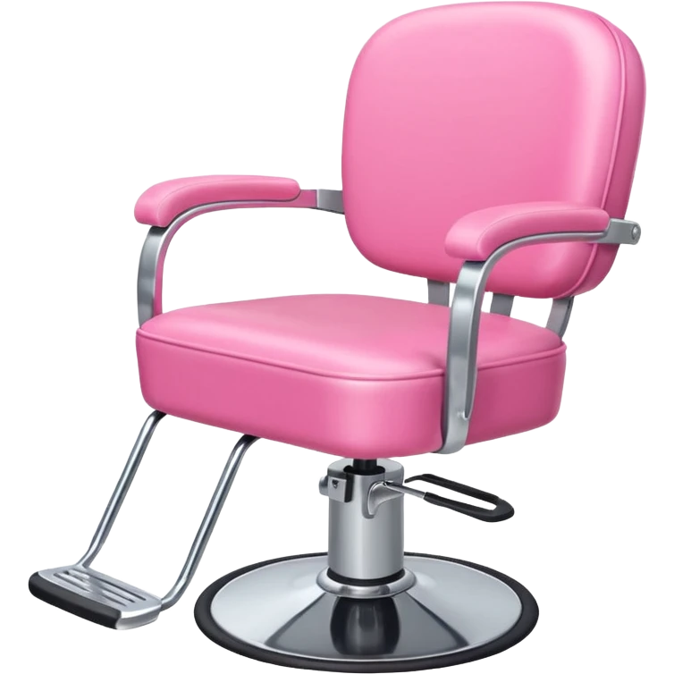 pink hairstylist chair emoji