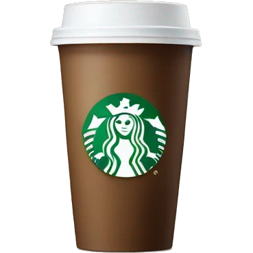 Starbucks coffee emoji