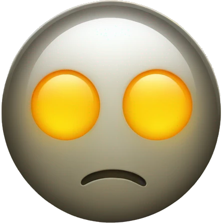 sun without face emoji