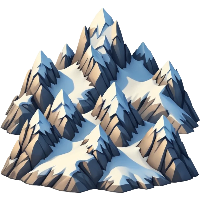 Siete montañas emoji