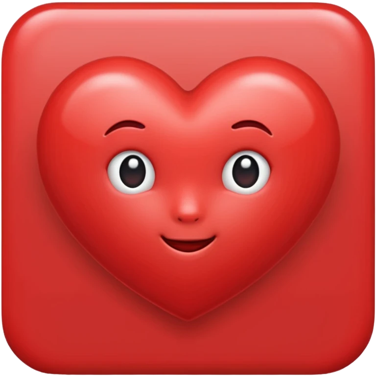 Cute heart emoji