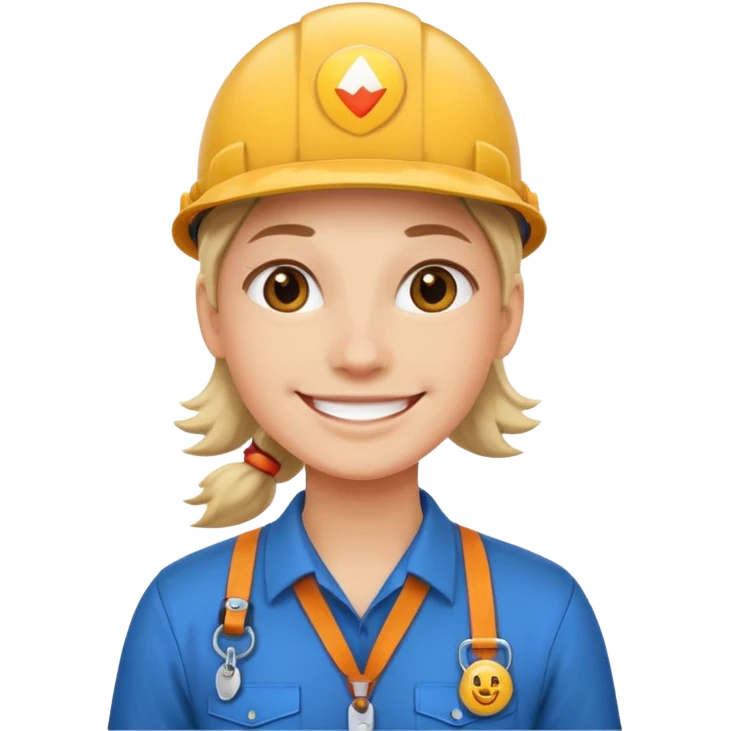 Employee with Lanyards emoji