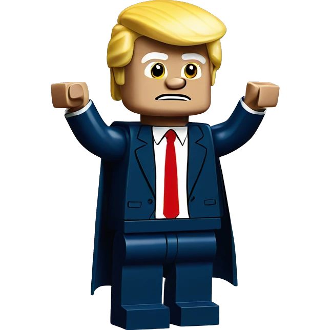 Lego Donald Trump emoji