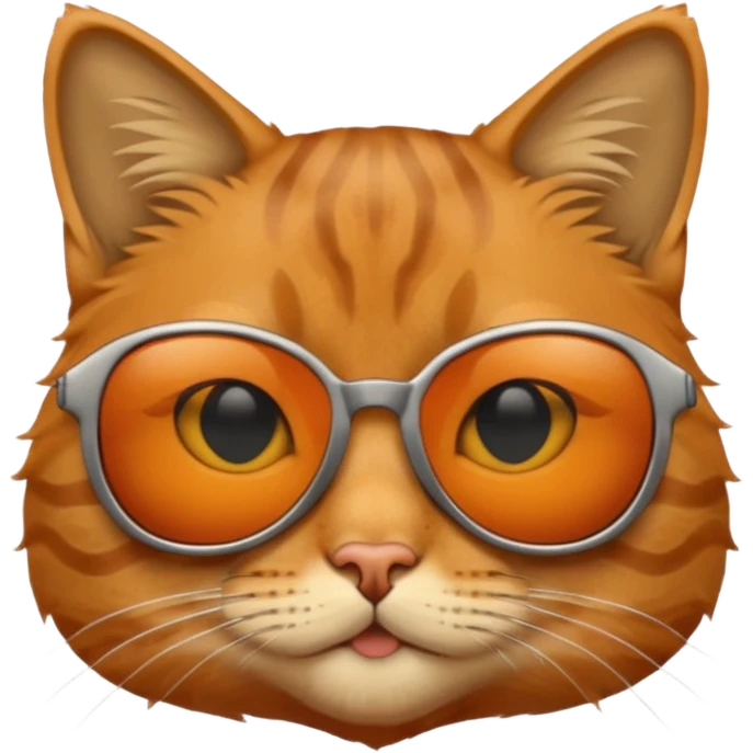 Cat wearing sunglasses emoji