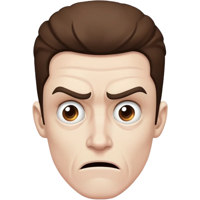 anxious and fearful face representing public reaction to John Brown's raid emoji