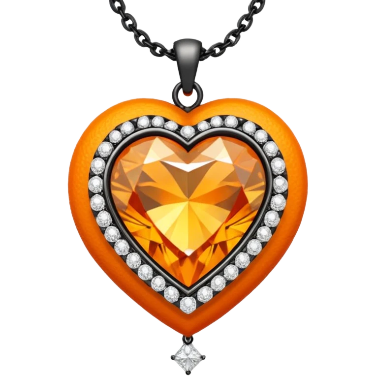 fantasy-magic-orange-necklace-diamonds emoji