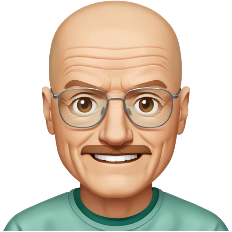 Fais moi un emojis de la tête de Walter White dans breaking bad emoji