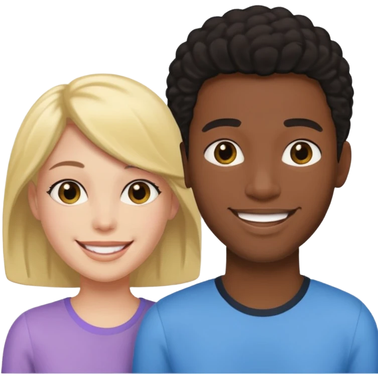 Femboy with 2 black dude emoji