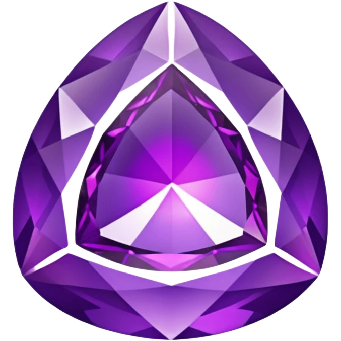 Purple zandrite gem shaped brilliant  emoji
