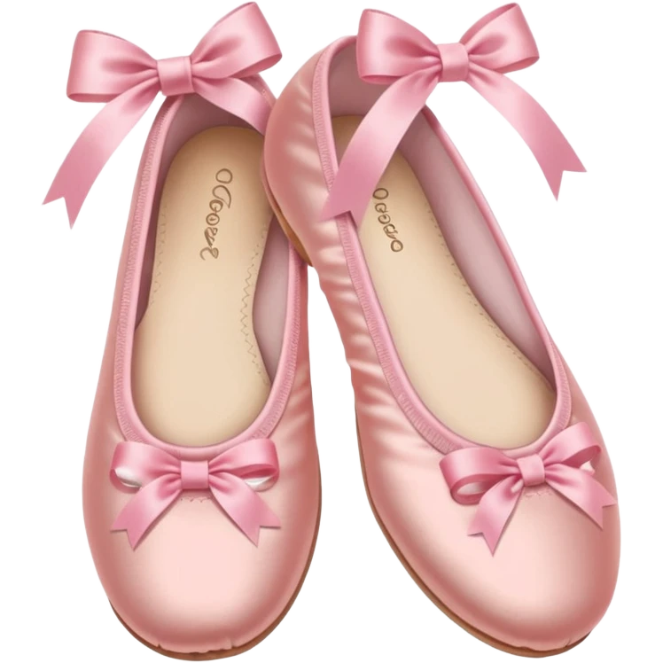 Coquette pink ballet emoji