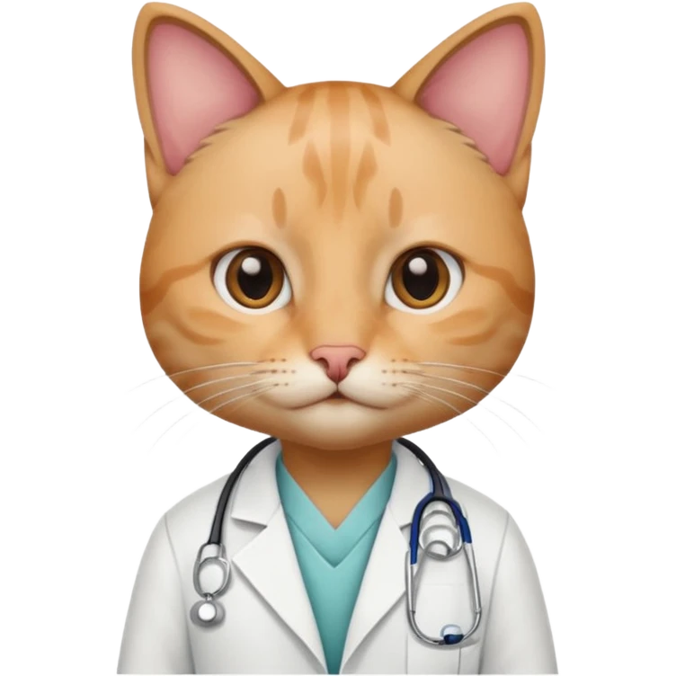cat doctor emoji