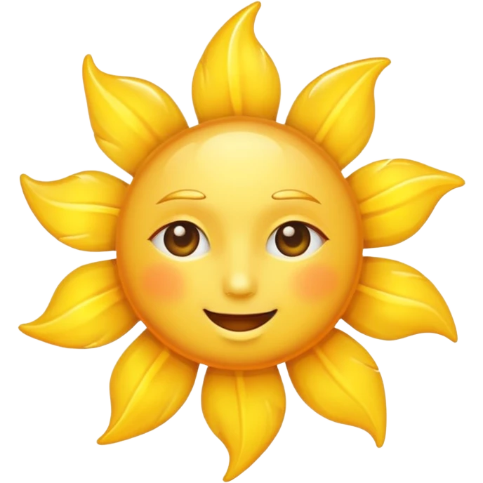 sun (no face) emoji