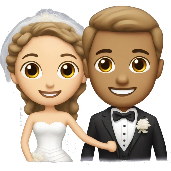 bride and groom emoji