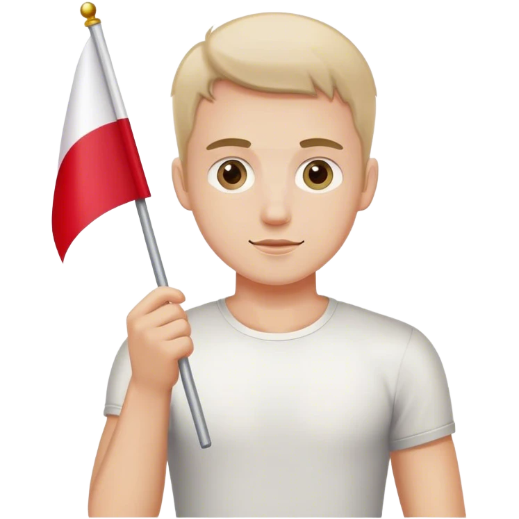 guy with polish flag emoji