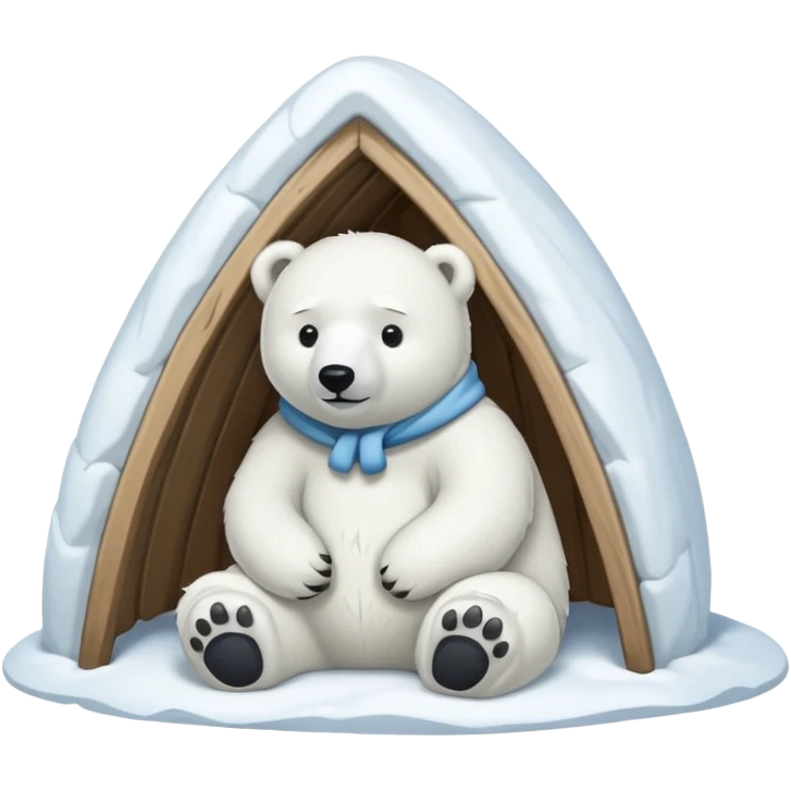 polar bear huts emoji
