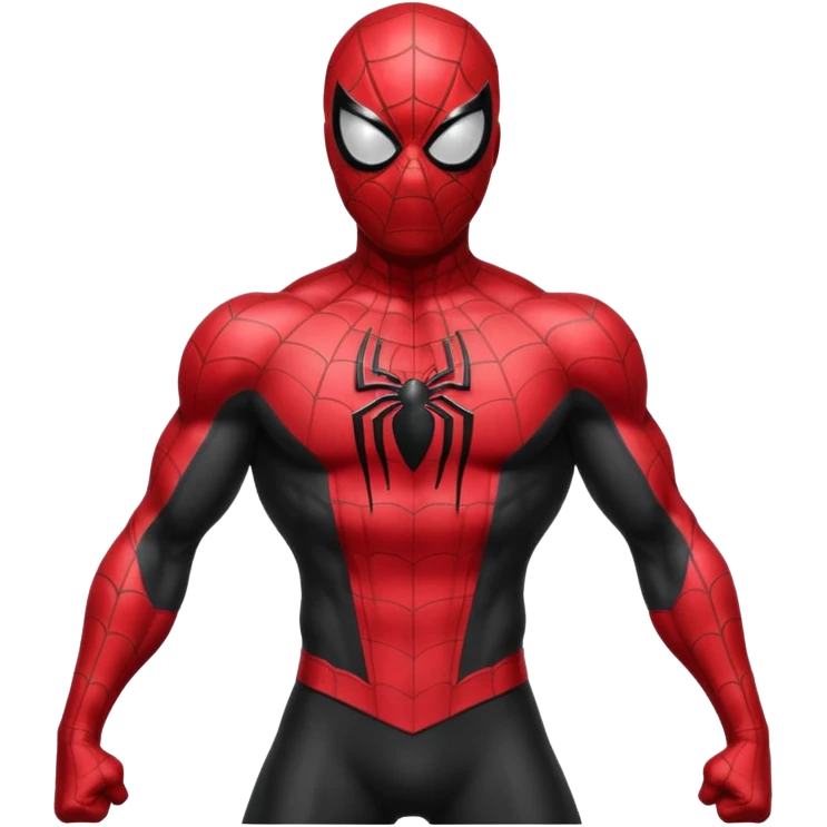 black spiderman emoji
