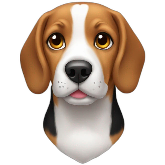 Beagle heart emoji