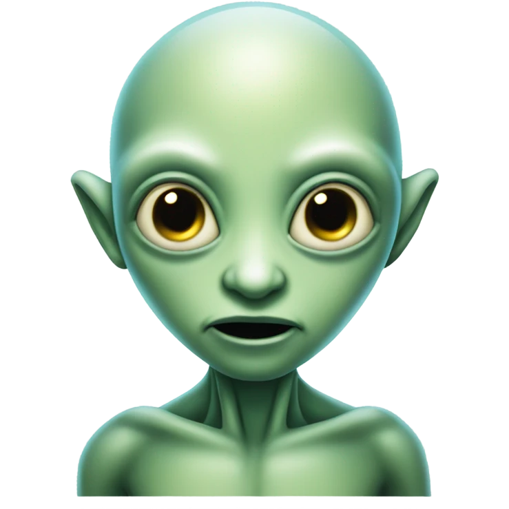 Pregnant alien emoji