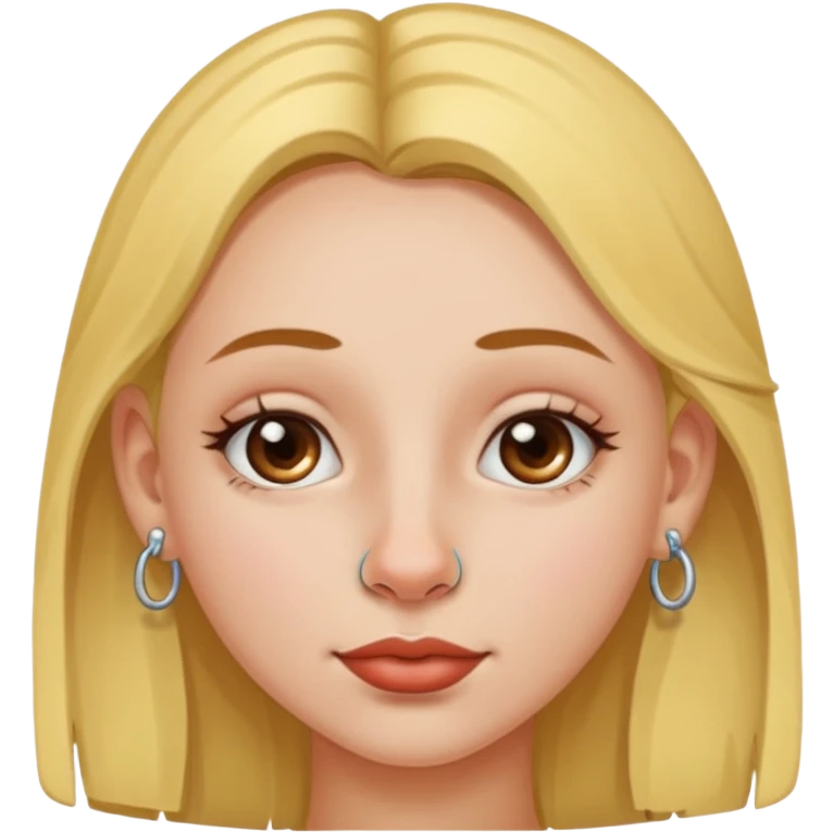 Girl with her non emoji