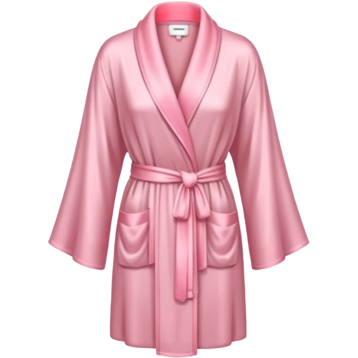 Soft pink robe emoji