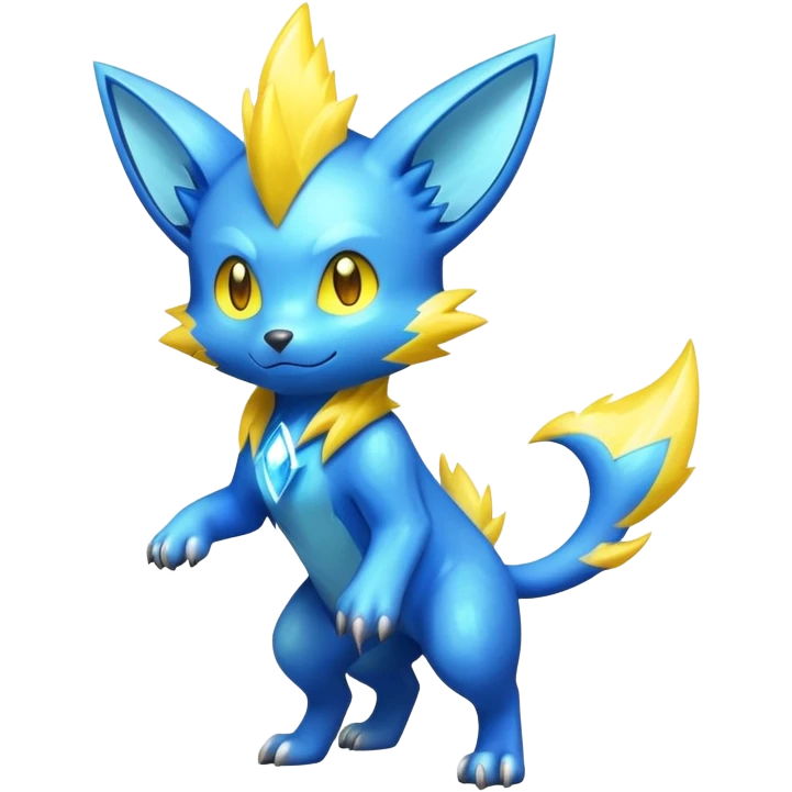  Shiny Sparkly Shinx-Manectric-Fakémon-creature emoji