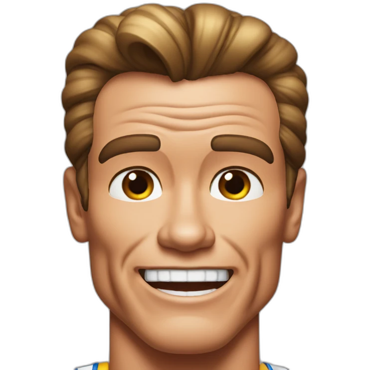 arnold schwarzenegger cheerleadering emoji