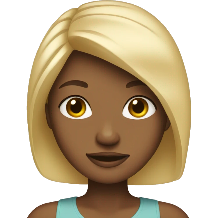 Blonde girl emoji