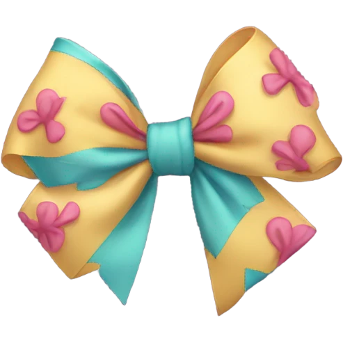 cute bow emoji