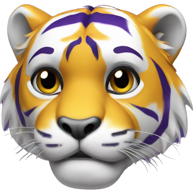 lsu tiger mascot emoji