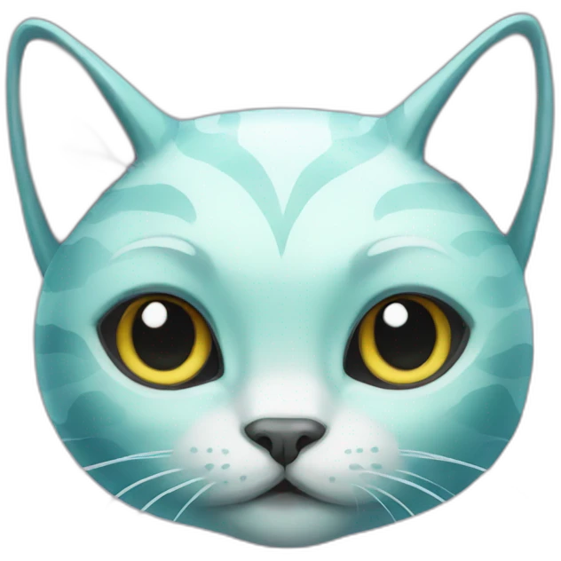Mermaid cat emoji