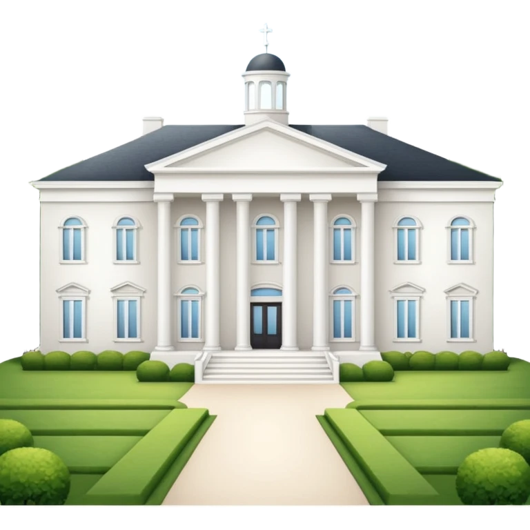 big white sorority house emoji
