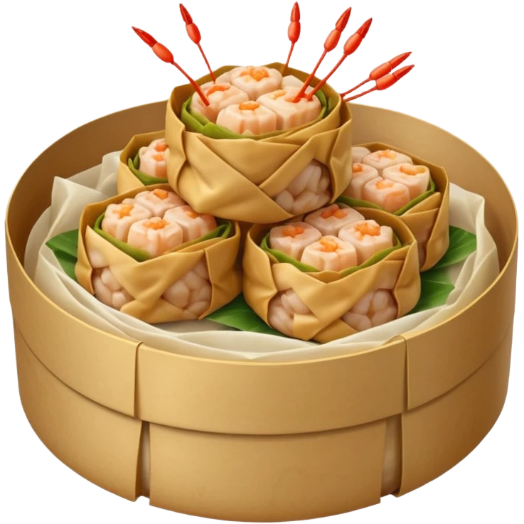 one cube siu-mai, dont give me multiple. just one emoji