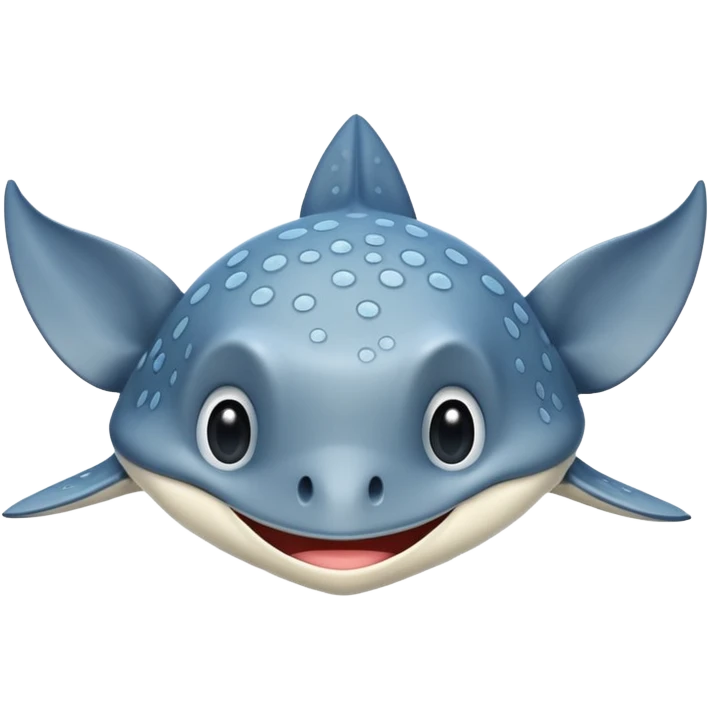 Stingray cute emoji