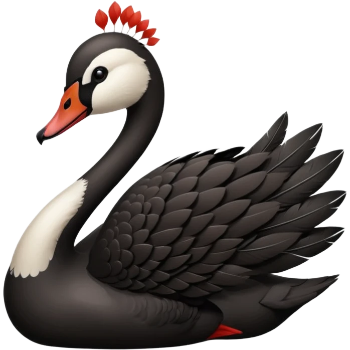 Black swan emoji emoji